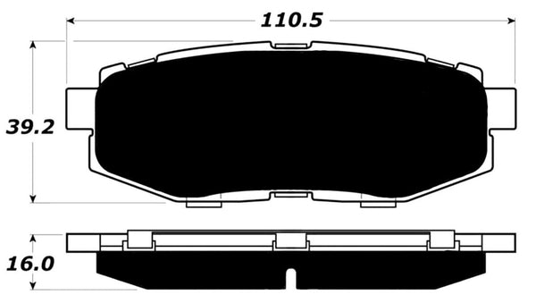 Porterfield Brake Pads for 2011 SUBARU B9 TRIBECA