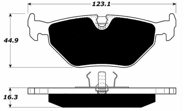 Porterfield Brake Pads for 1991 BMW 750i