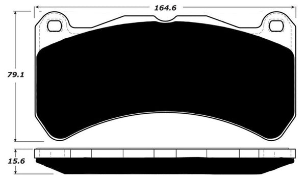 Porterfield Brake Pads for 2019 SUBARU WRX Sti