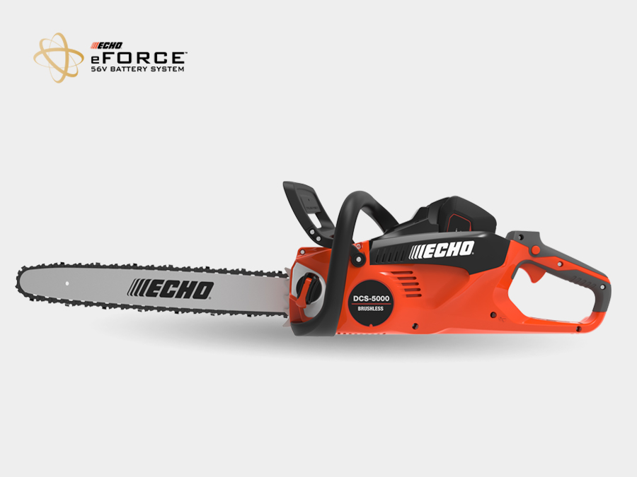 Echo eForce 56V 18″ Rear Handle Chainsaw Kit #DCS-5000-18C2