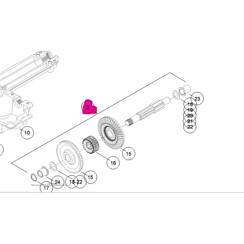 112-6084 Toro Drive Shaft Assembly – No Longer Available