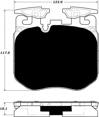 Porterfield Brake Pads for 2017 BMW 740i - M Sport Brakes