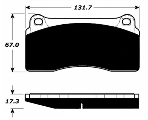 Porterfield Brake Pads for 1991 FERRARI F-40