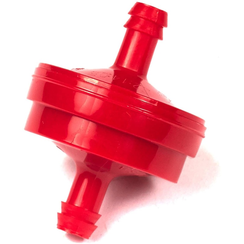 298090S Briggs and Stratton Fuel Filter – Red 150 micron 4105