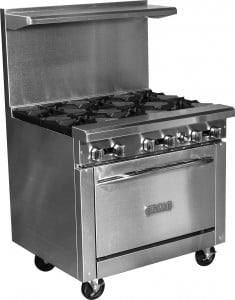 Royal 6 Burner 36" Gas Range
