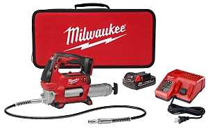 Milwaukee M18 18V 2-Speed Grease Gun Kit #2646-21CT