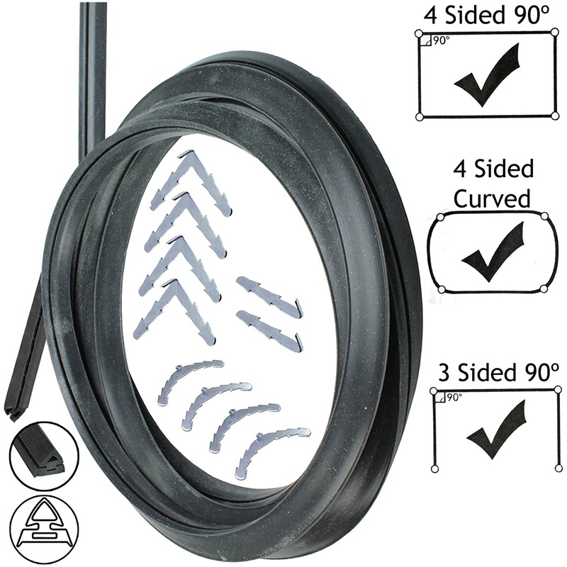 3m Cut to Size Door Seal for Cata 3 or 4 Sided Oven Cooker (Rounded or 90 Clips)