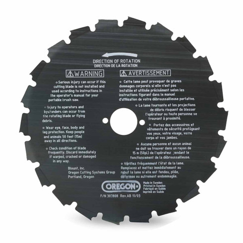 OREGON 41931 EIA BRUSH BLADE 8IN 22 TEETH 2 Original OEM part