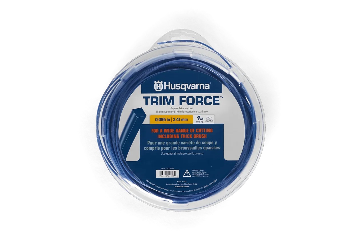 Husqvarna Trim Force Square Trimmer Line .095×280′ OEM #529337502