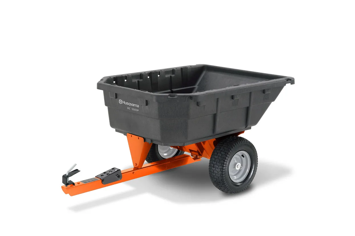 Husqvarna Swivel Poly Dump Cart 12.5 cu. ft #584401901