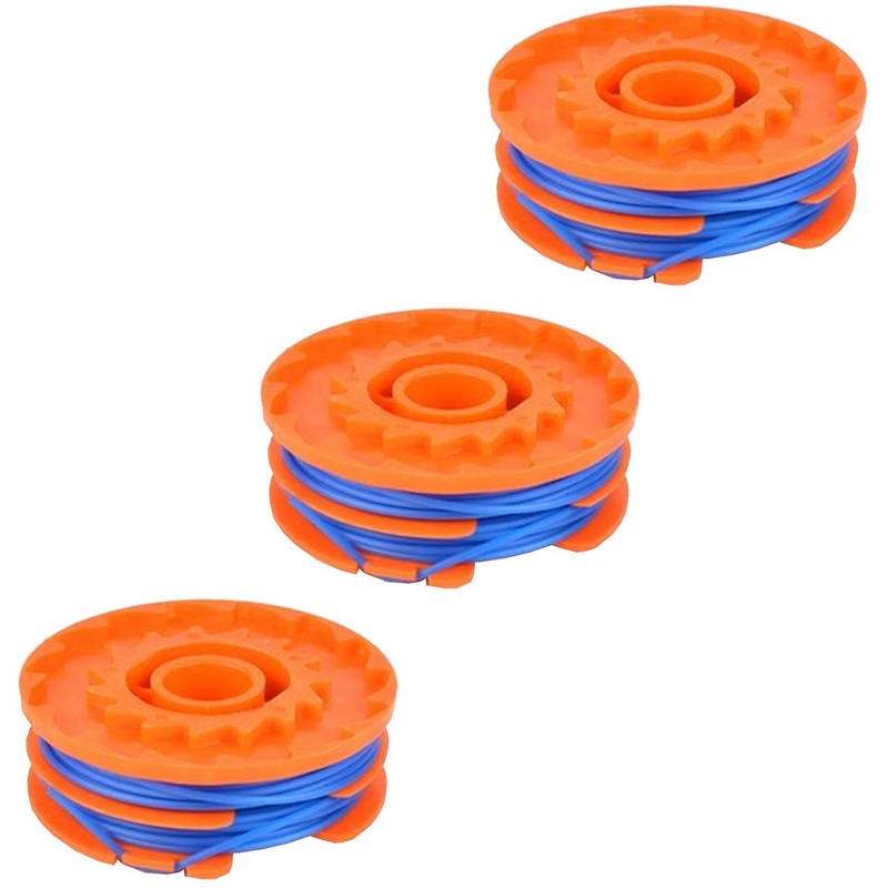 5m Twin Line & Spool for Qualcast Trimmer Strimmer (Pack of 3)