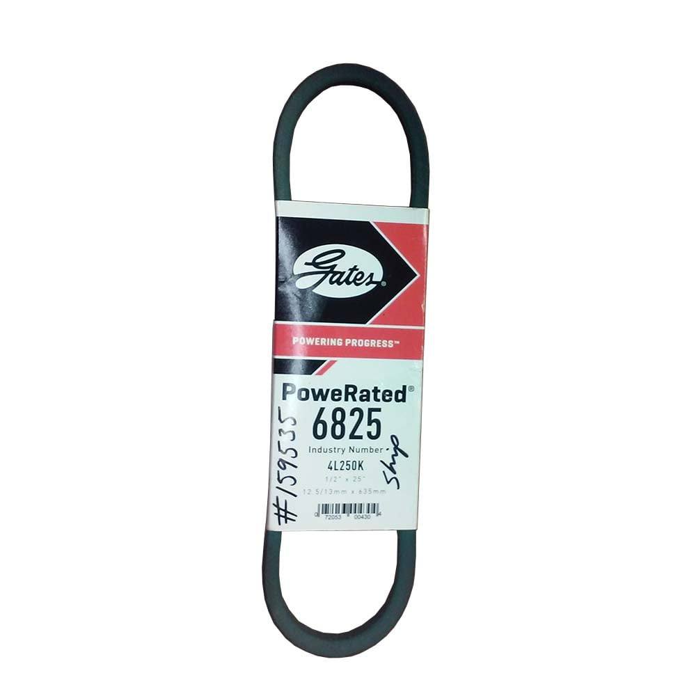Gates Genuine Belt 6825 1/2" X 25" PoweRated V-Belt