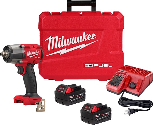 Milwaukee M18 Fuel 1/2″ Mid-Torque Impact Wrench W/ Friction Ring Kit #2962-22R