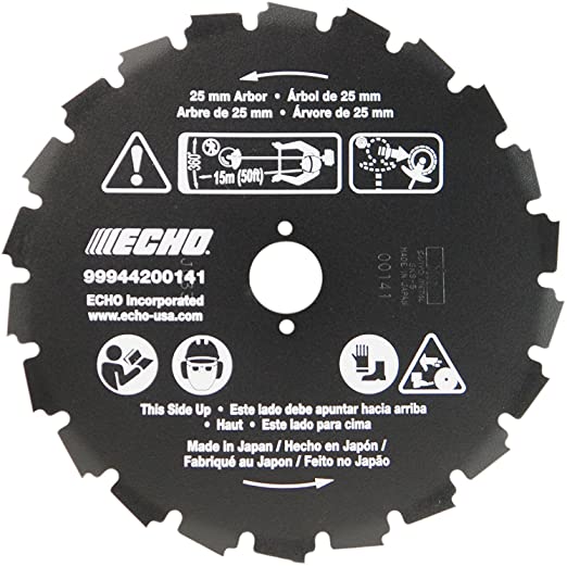 ECHO 8″ 22-Tooth Clearing Saw Blade 25mm Arbor Size #99944200141