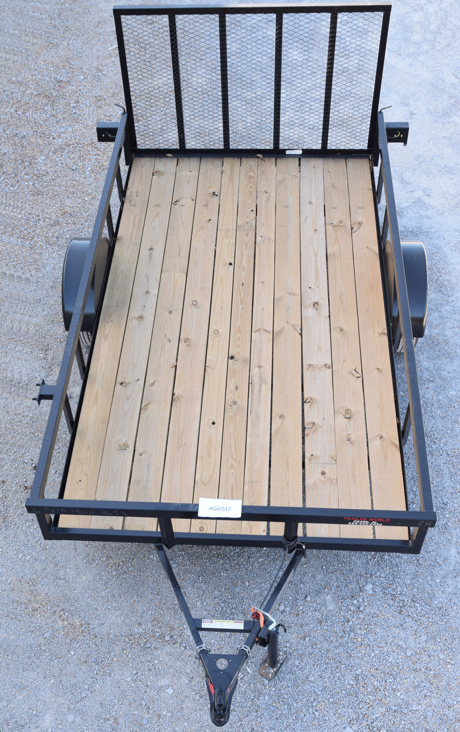 CA113 Caliber 6.5×12 Utility Trailer HD