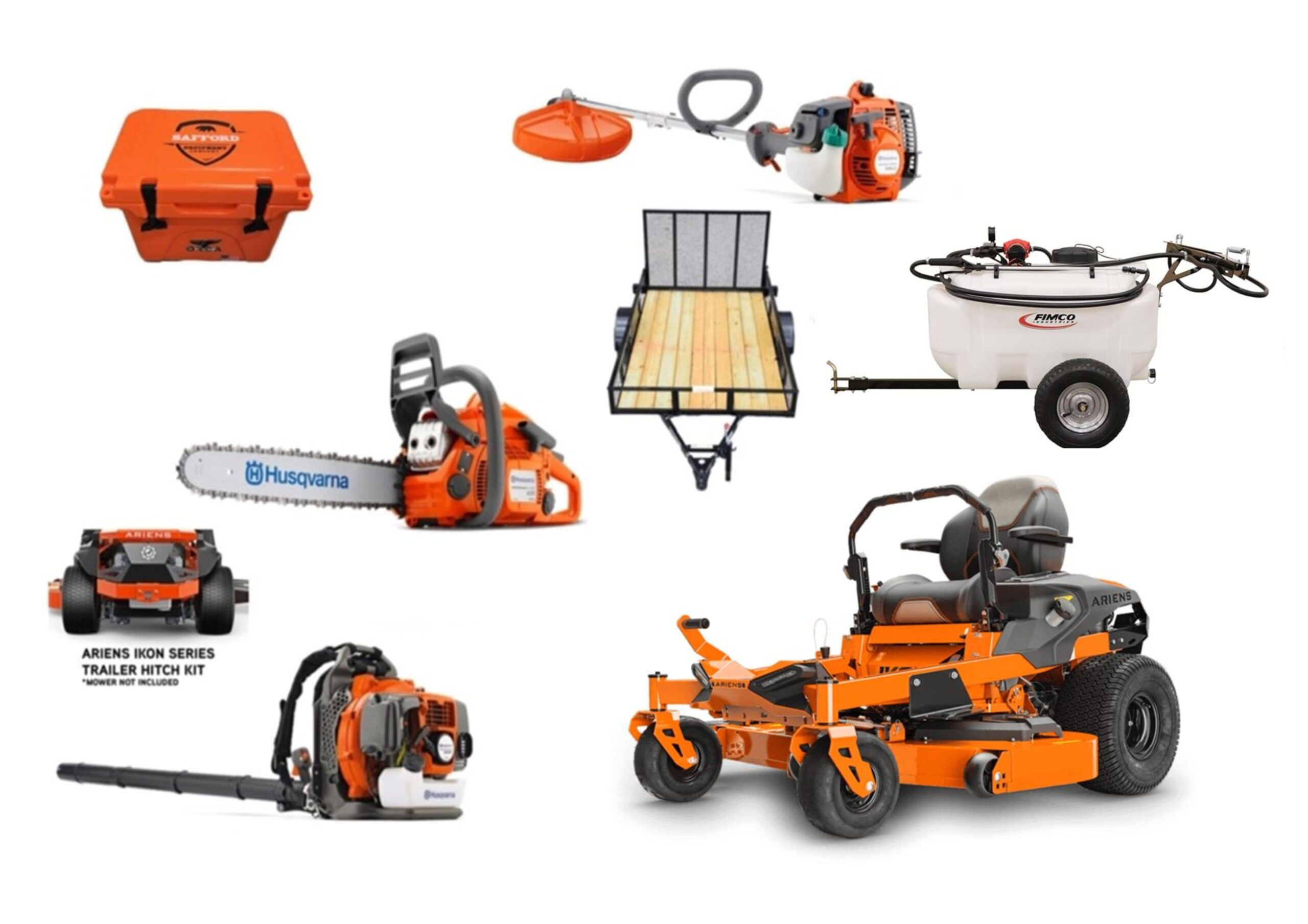 AH4199 Ariens Mower Bundle – IKON 52 Zero Turn 350BT Blower 435 Chainsaw