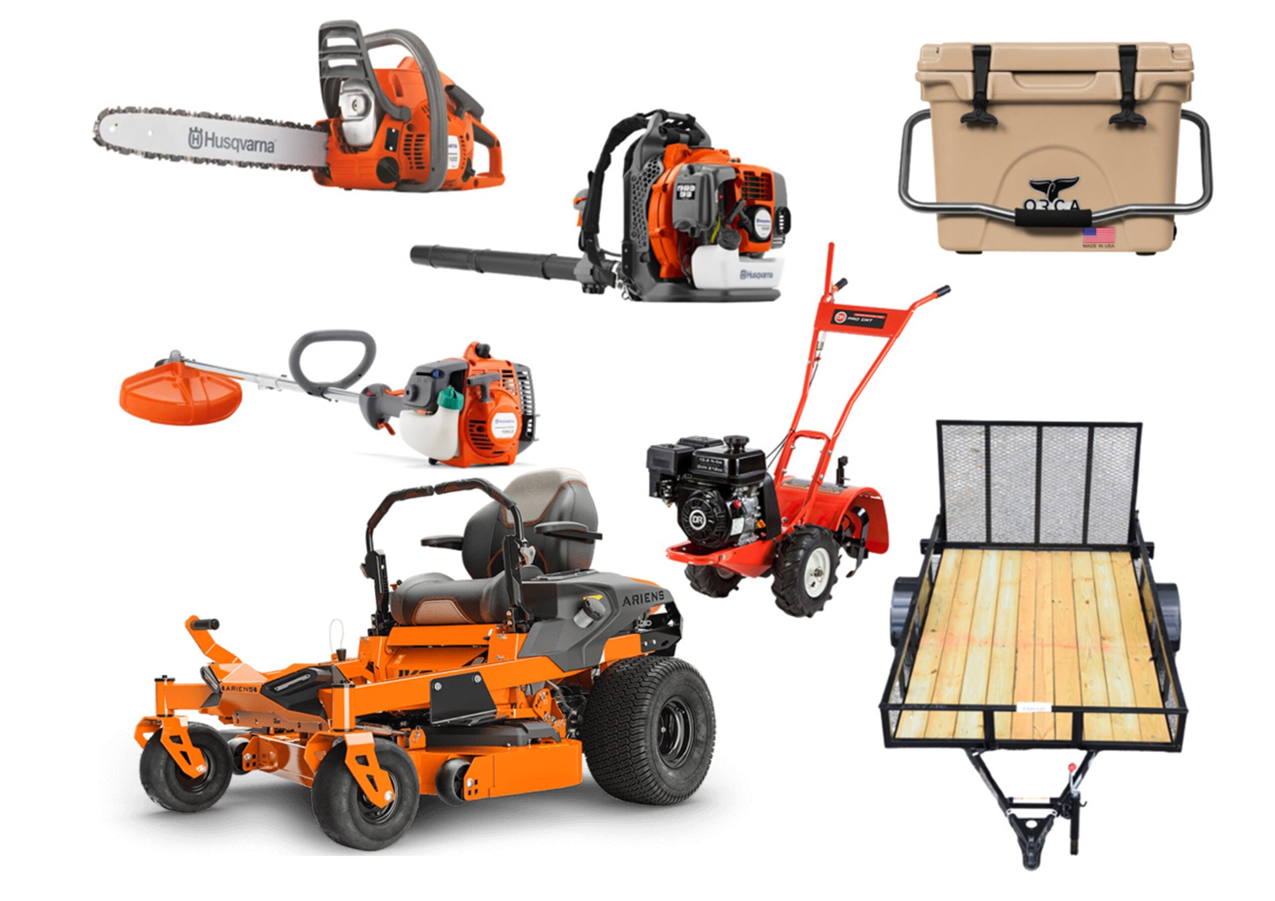 AH4244 Ariens Mower Bundle – IKON 42 Zero Turn 150BT Blower TW17116DMN Tiller