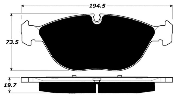 Porterfield Brake Pads for 1999 BMW 750 Series