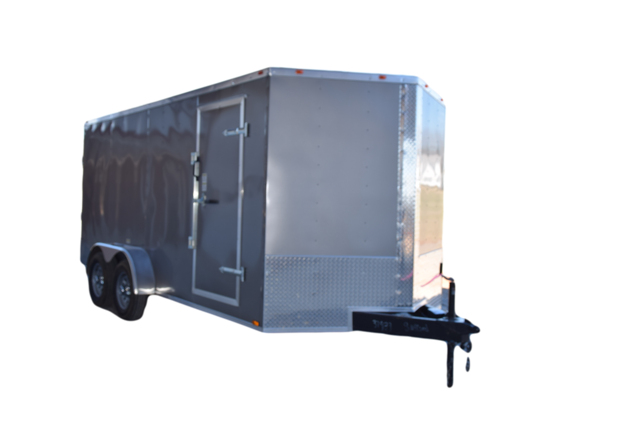 CY220 Cynergy 7×16 Enclosed Trailer TA Pewter
