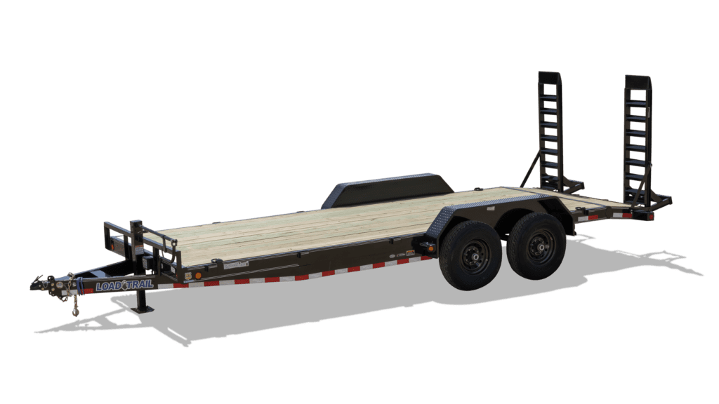 LT605 Load Trail 7X20 Car Hauler 14K W/ Fold Ramps