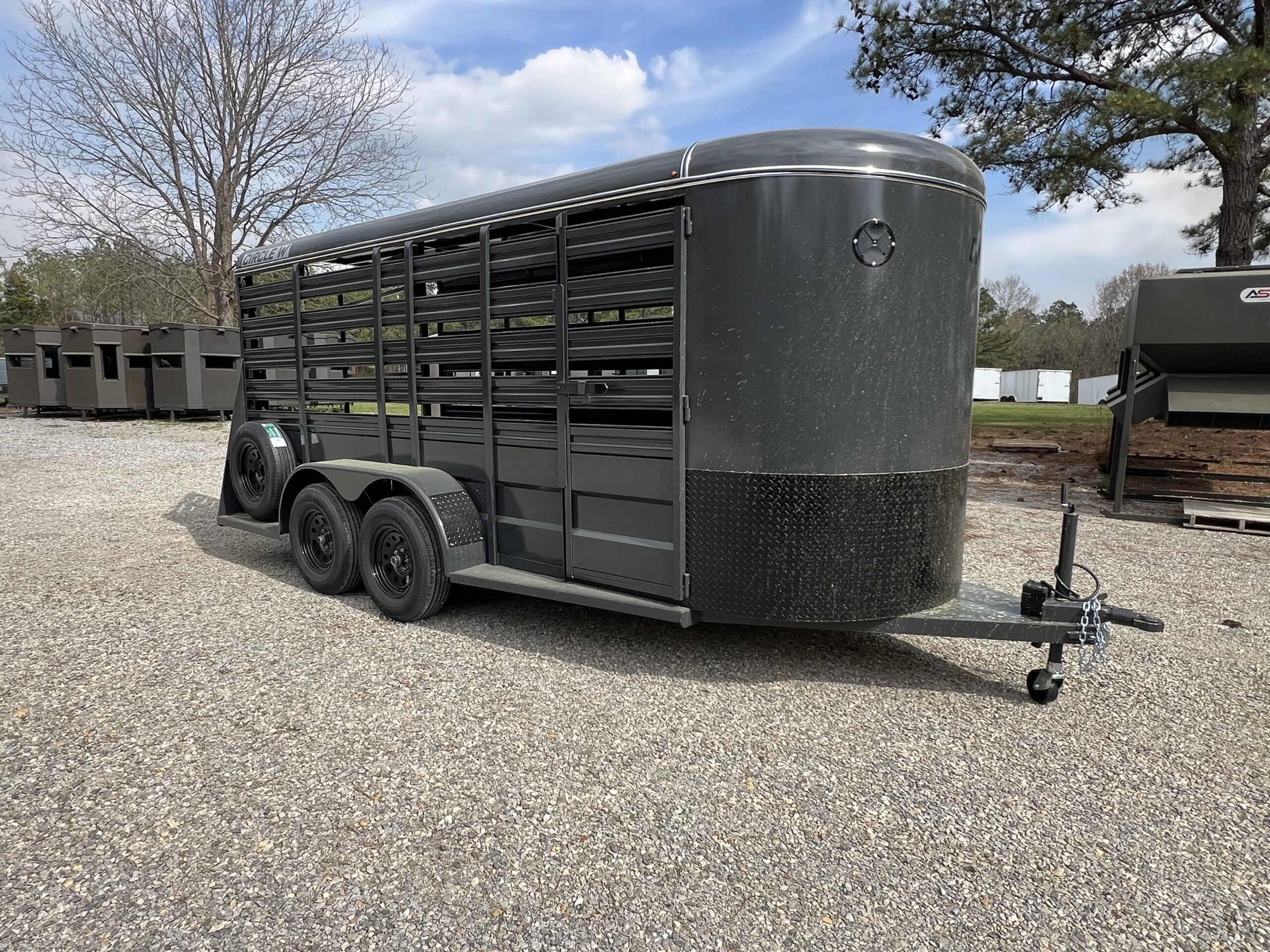 CW903 Circle W 6’x16′ Bumper Pull Livestock Trailer
