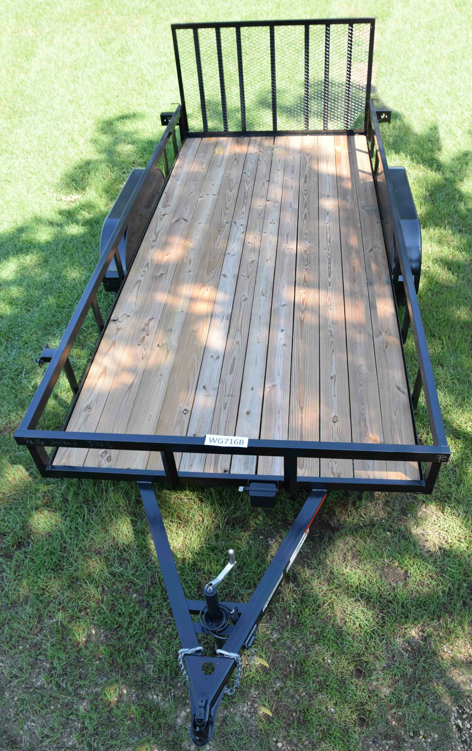 CA131 Cailber 7×16 Utility Trailer HD W/ Brake Axle