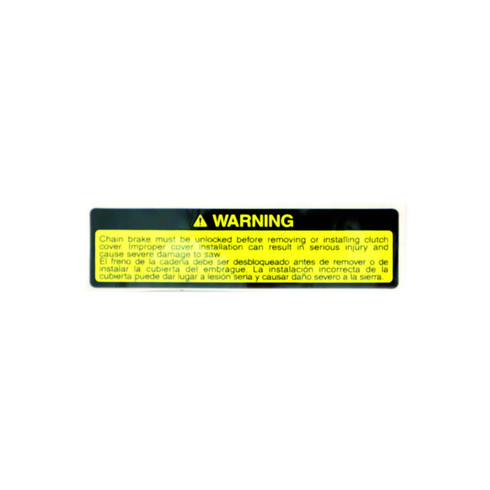 Echo OEM X505002041 LABEL, WARNING Echo Original Part