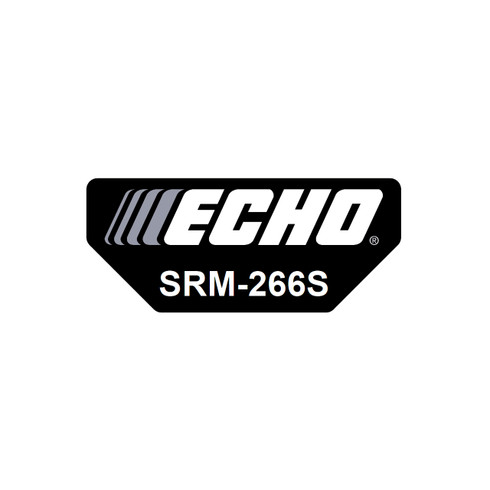 Echo OEM X547001980 - LABEL, MODEL SRM-266S - Echo Original Part