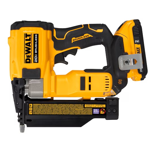 DeWalt Atomic Compact Series 20V Max Brushless Cordless 23 Ga. Nailer Kit #DCN623D1