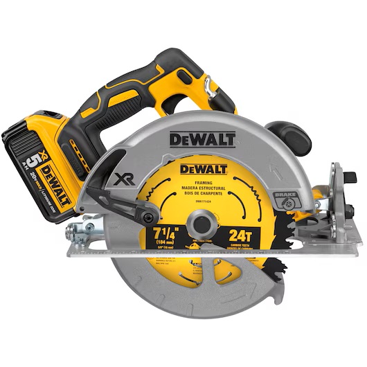 DeWalt 20V Max XR Brushless Cordless 7-1/4″ Circular Saw Kit #DCS570P1