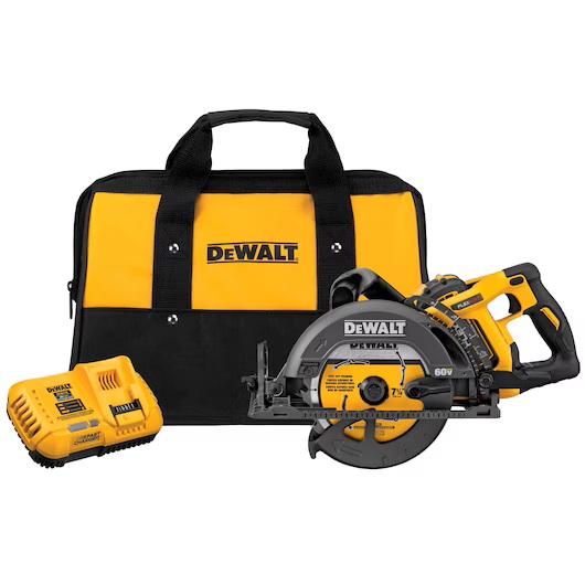 DeWalt 60V Max Brushless Cordless 7-1/4″ Worm Drive Saw Kit #DCS577X1