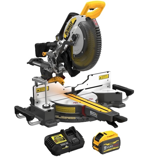 DeWalt 60V Max Brushless Cordless 12″ Double-Bevel Sliding Miter Saw Kit #DCS781X1