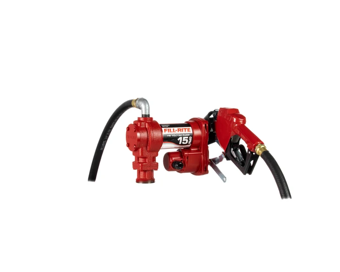 Fill-Rite 115V 15GPM Fuel Transfer Pump W/ Auto Nozzle #FR610HA