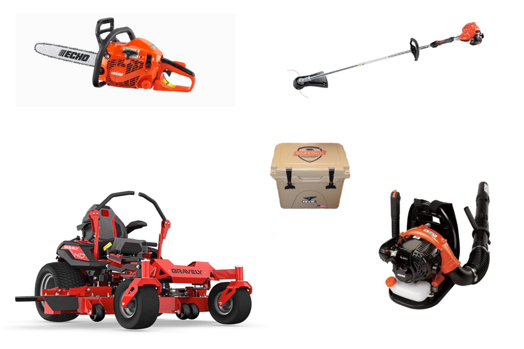 GE4219 Gravely Mower Bundle – ZT HD 48 Zero Turn PB-580T Blower SRM-225 Trimmer