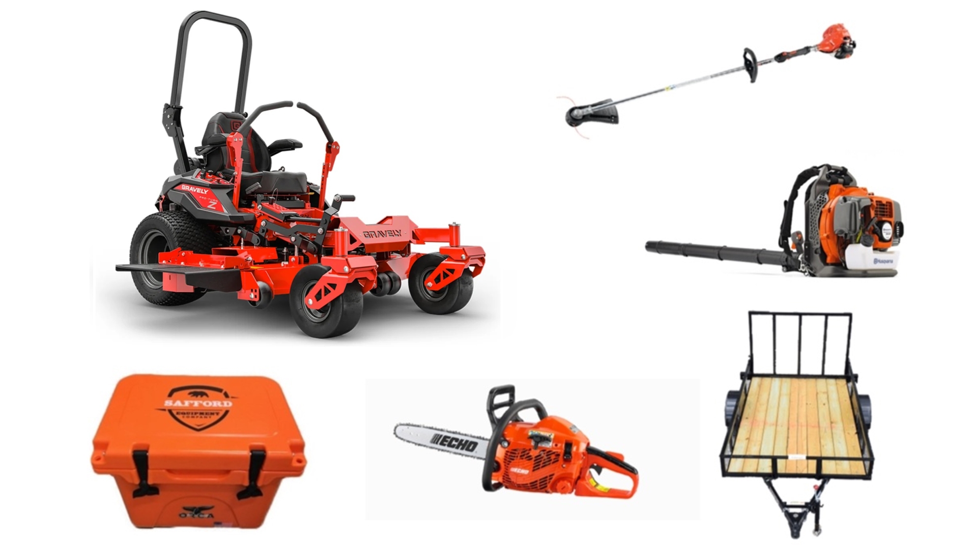 GE547 Gravely Mower Bundle – Pro Turn Z 52 Zero Turn 350BT Blower SRM-225 Trimmer