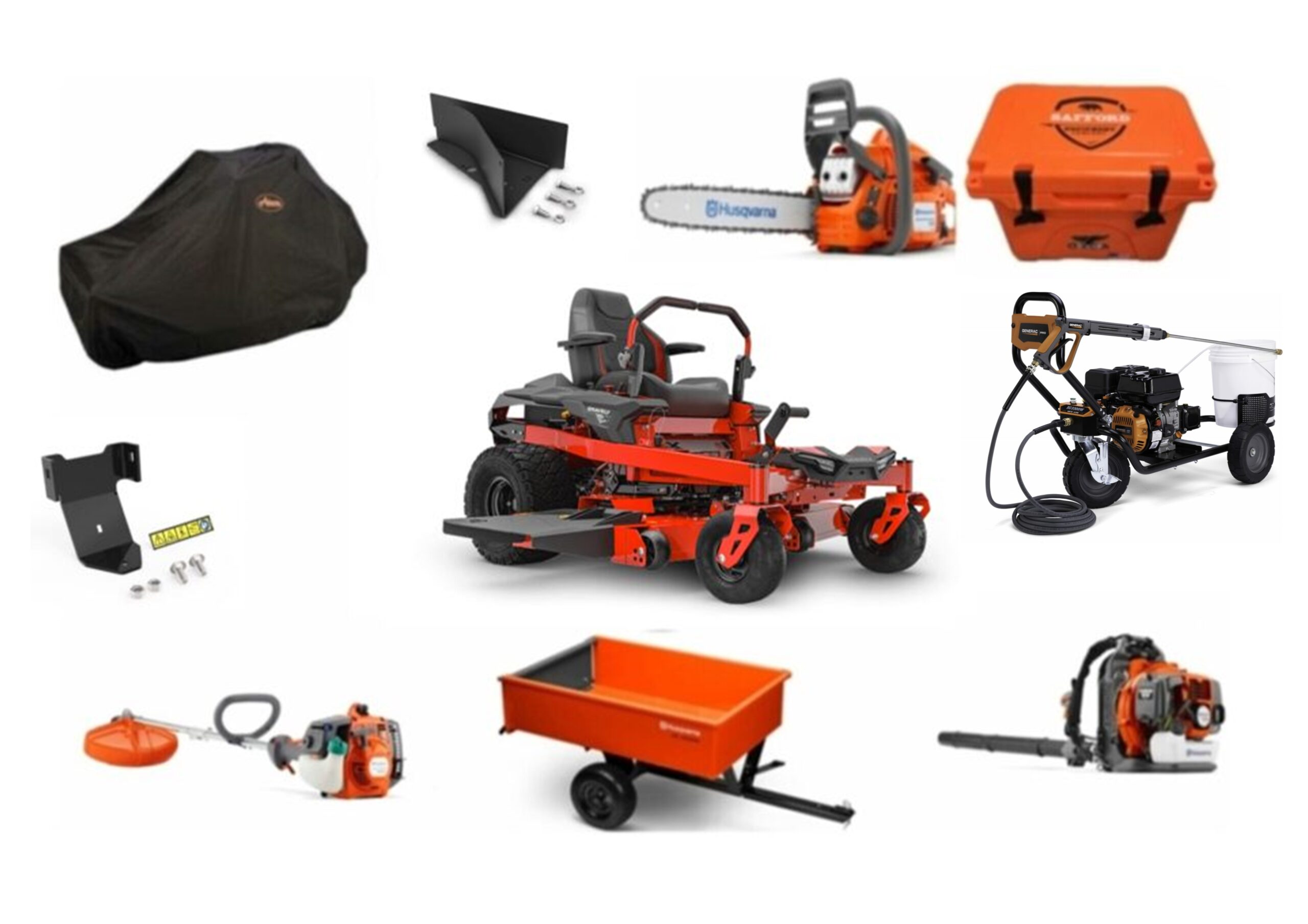 GH498 Gravely Mower Bundle – ZT X 52 Zero Turn 150BT Blower 122L Trimmer