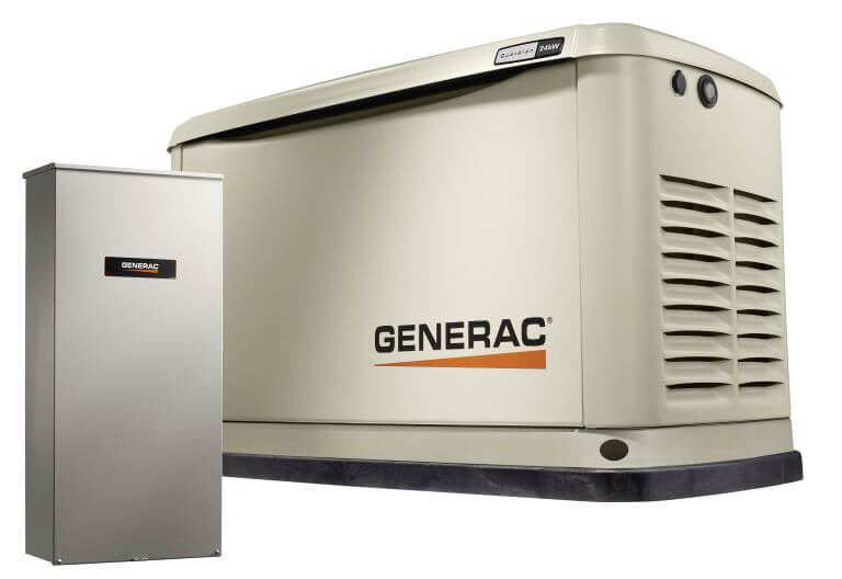 Generac Guardian 26KW Home Standby Generator With Wifi And 200A SE Transfer Switch #7291