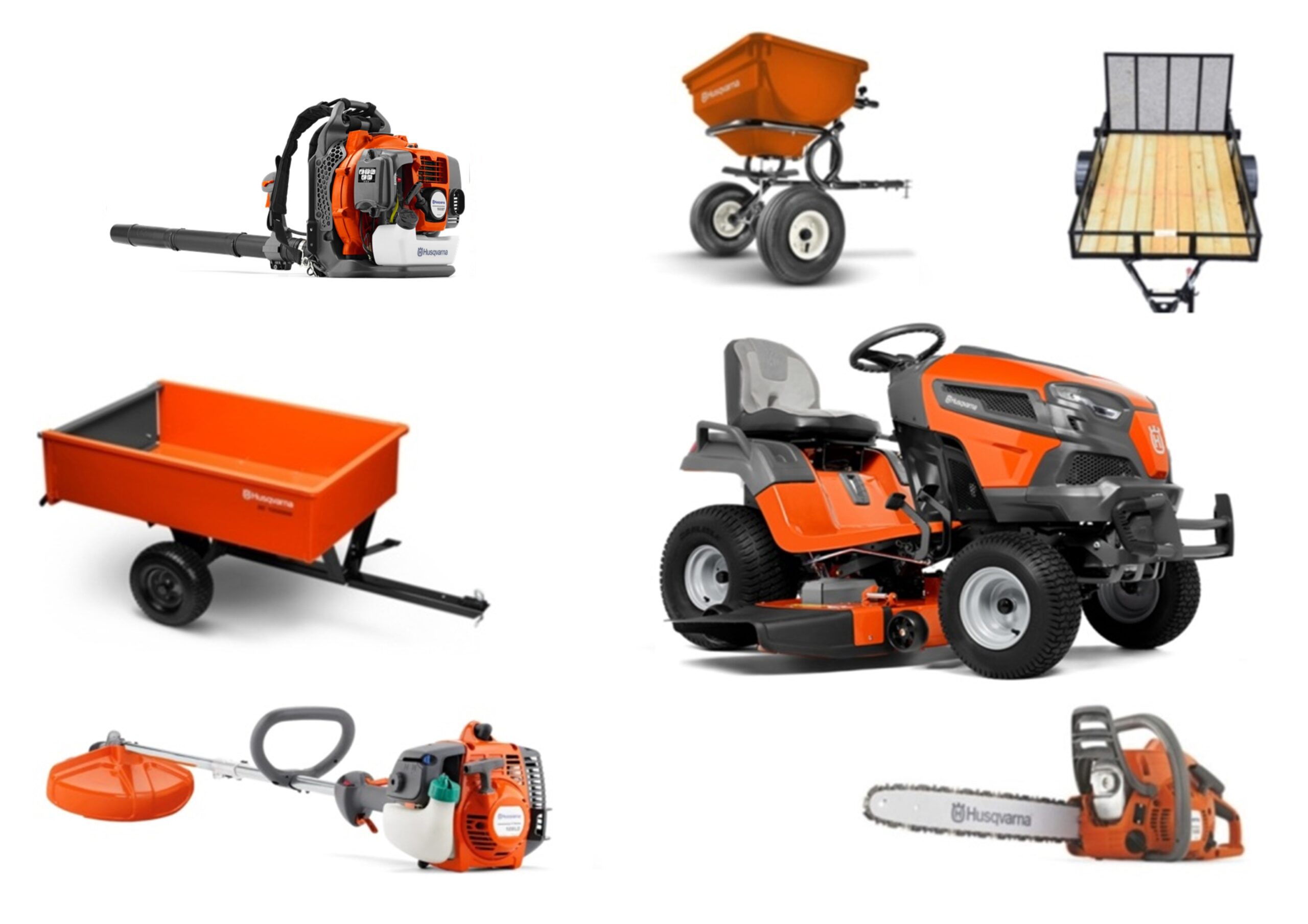 HH206 Husqvarna Mower Bundle – TS 248XD Lawn Tractor 150BT Blower 122L Trimmer