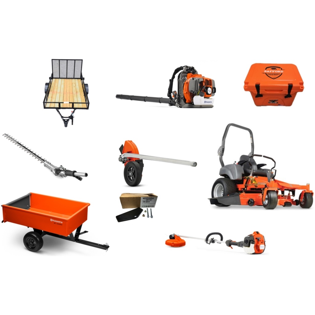 HH4164 Husqvarna Mower Bundle – MZ 61 Zero Turn 350BT Blower 330LK Trimmer