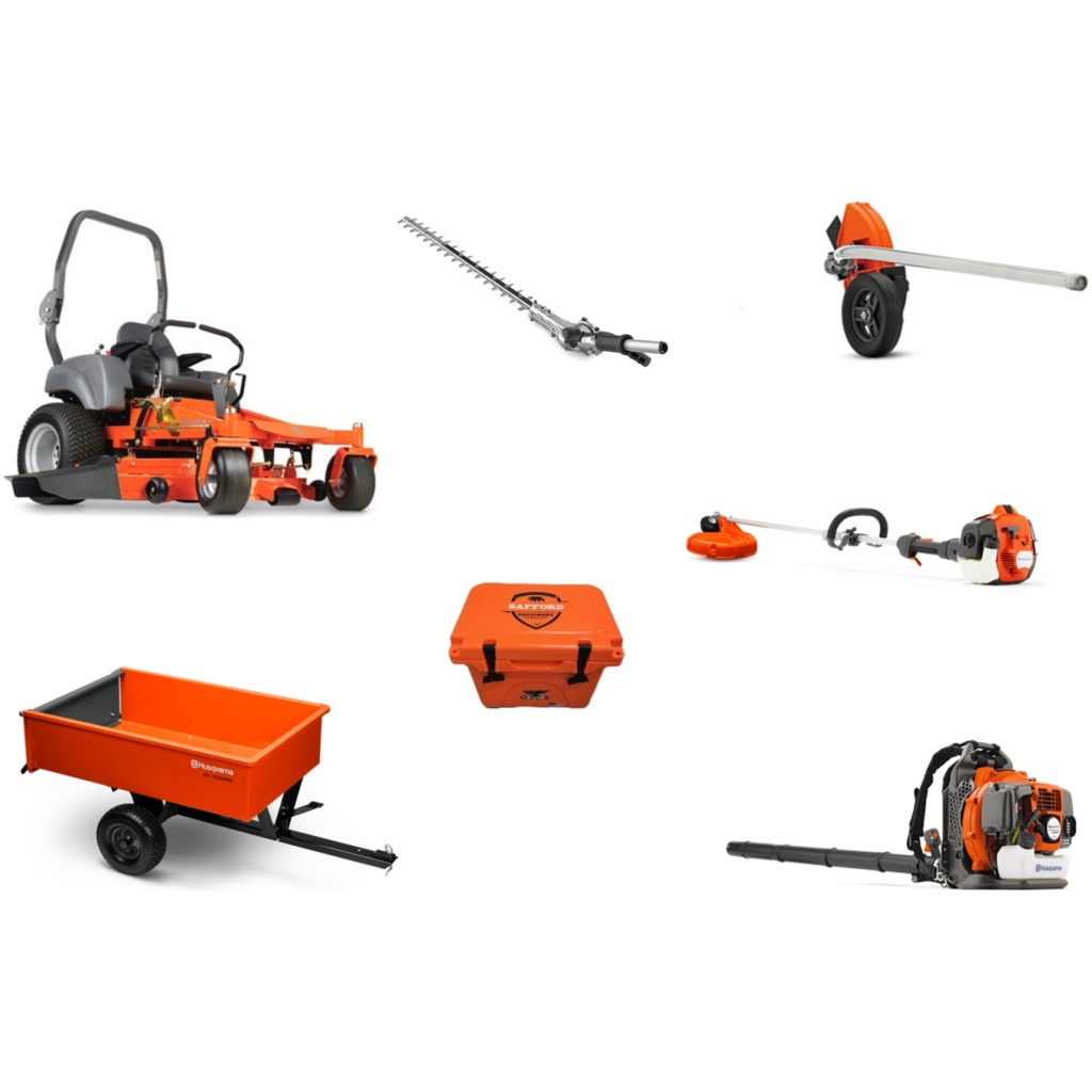 HH4166 Husqvarna Mower Bundle – MZ 61 Zero Turn 350BT Blower 330LK Trimmer