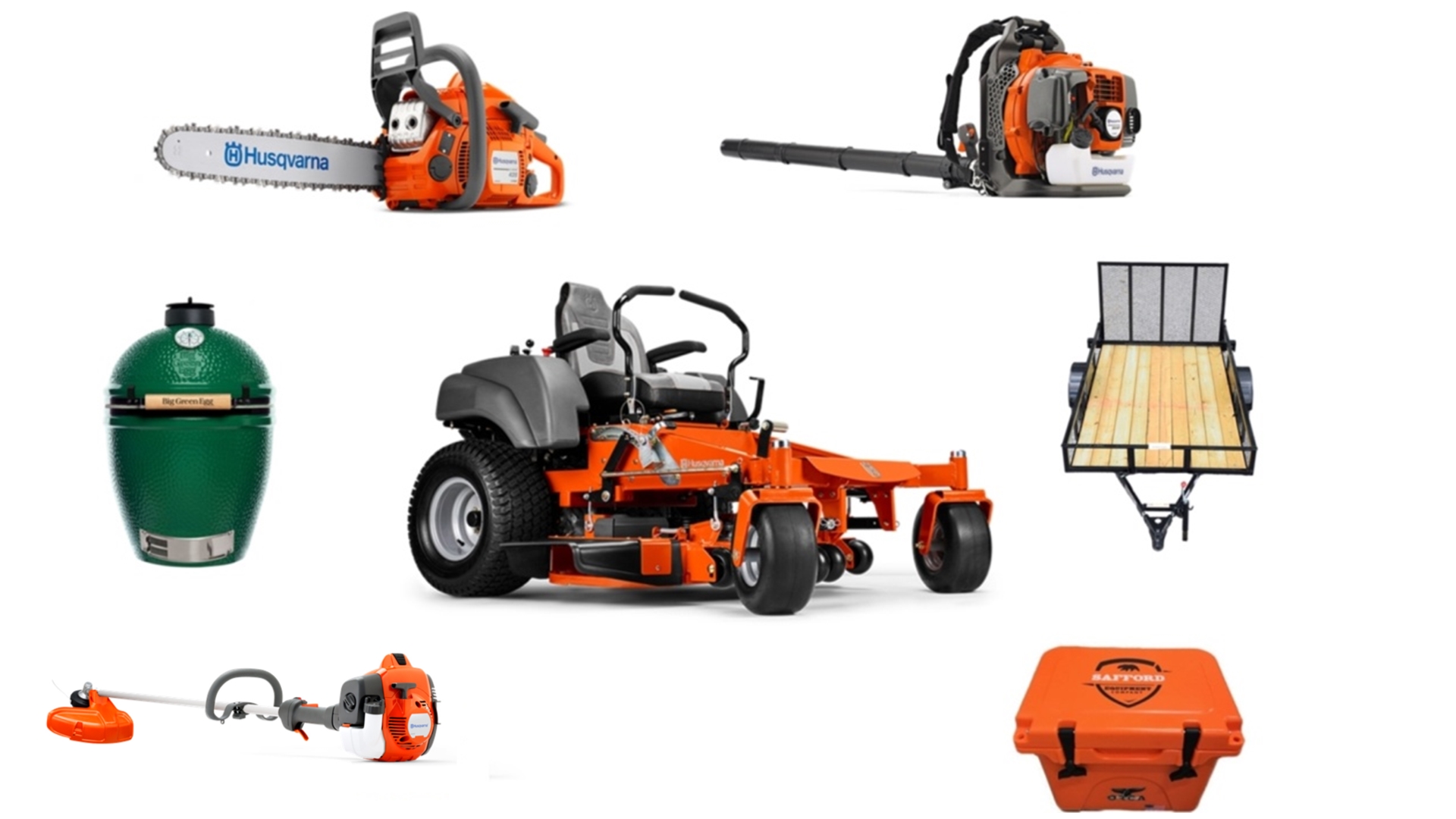 HH4232 Husqvarna Mower Bundle – MZ 54 Zero Turn 350BT Blower 122L Trimmer