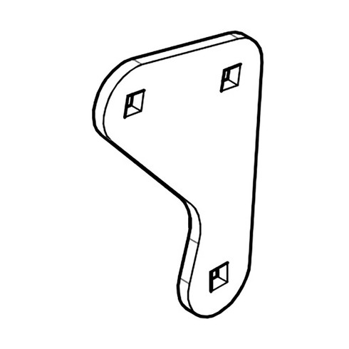 Hustler OEM 102137 BACK PLATE Hustler Original Part