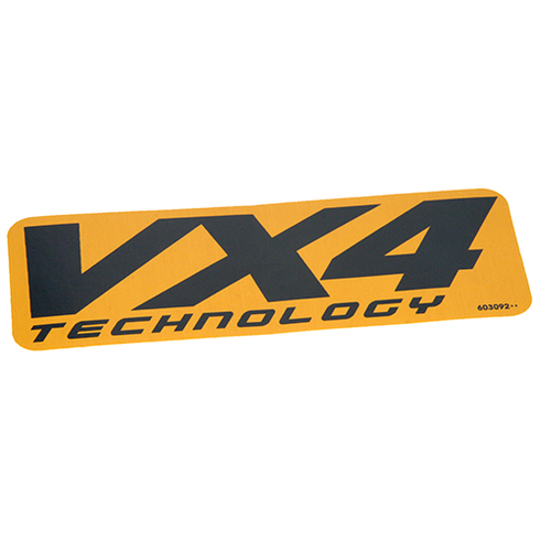 Hustler OEM 603092 DECAL VX4 TECHNOLOGY Hustler Original Part