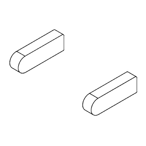 Hustler OEM 605615 PAIR ARMREST Hustler Original Part
