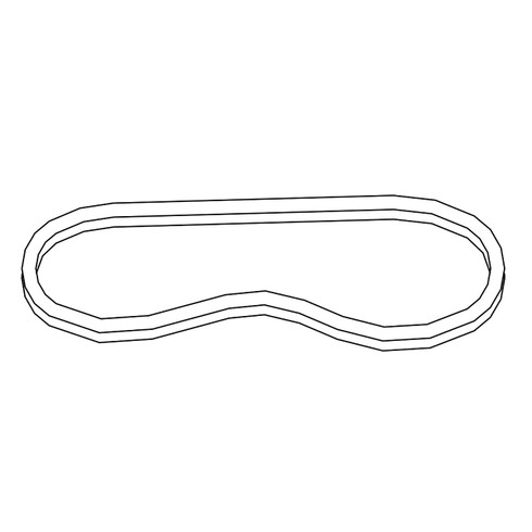 Hustler OEM 770396 CATCHER BELT B SECTION 41 IN EL Hustler Original Part