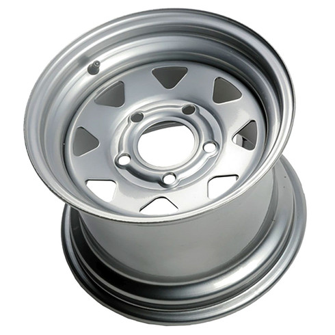 Hustler OEM 781252 WHEEL 12 X 8.50 5 X 4.5 SILVER Hustler Original Part