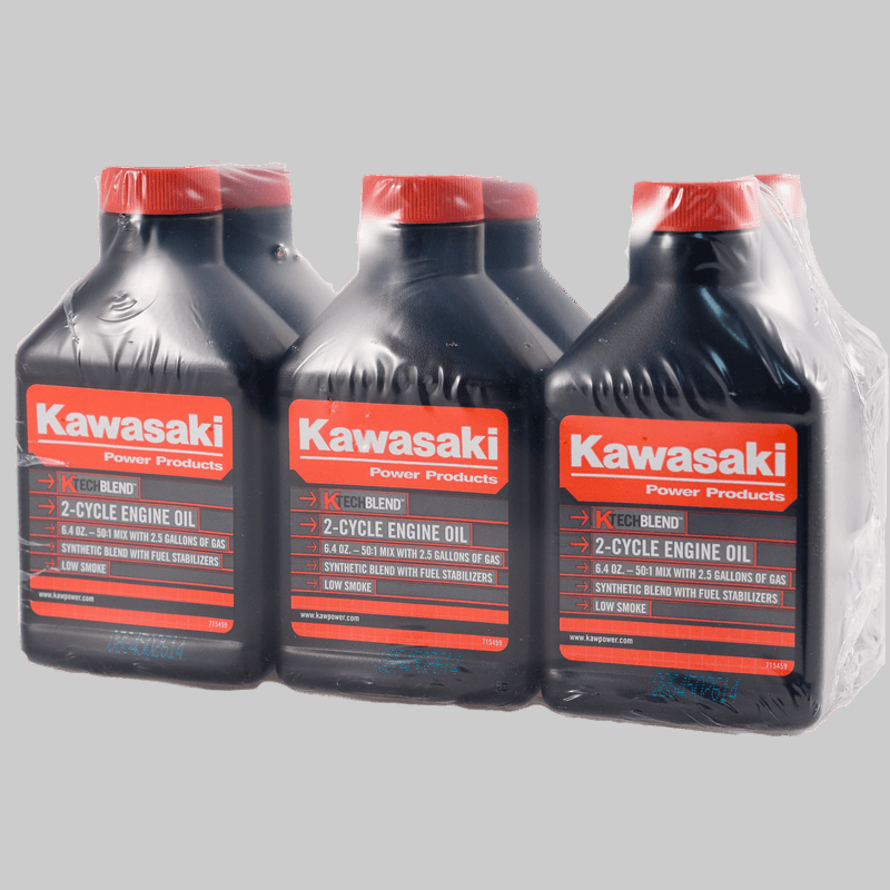 Kawasaki Genuine OIL: KTECH 2CYCLE 6.4O - 99969-6084C-6 Pack 2.5 Gallon Mix