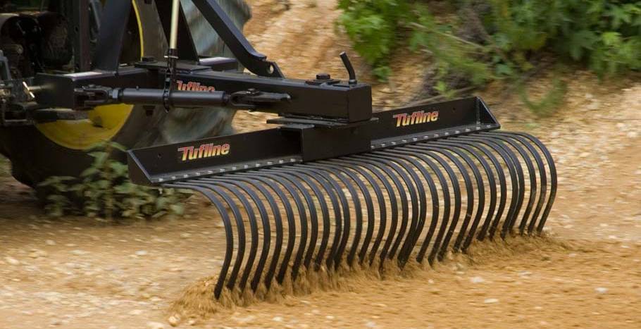 Tufline LR1 Series 6′ Landscape Rake #LR1-72