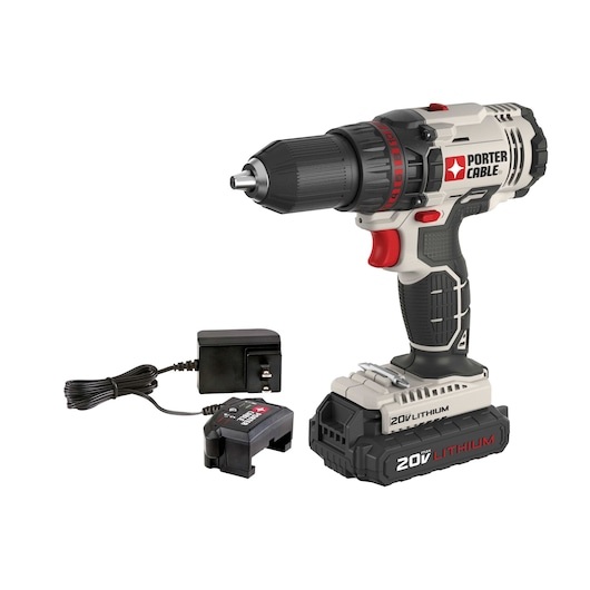 Porter Cable 20V Max 1/2″ Cordless Drill/Driver #PCC601LA
