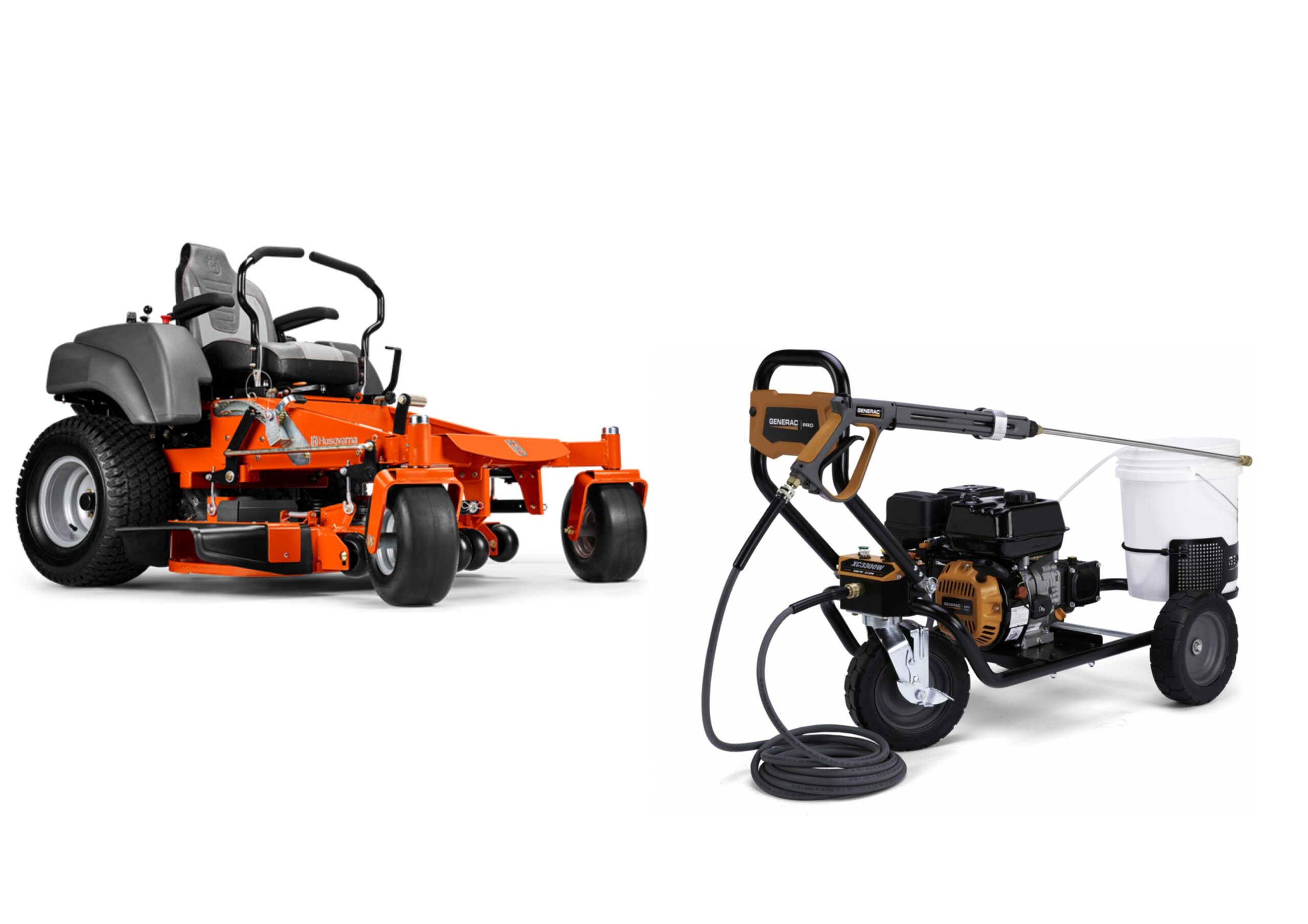 Husqvarna MZ 54 Zero Turn Mower Combo Deal 3300PSI Pressure Washer
